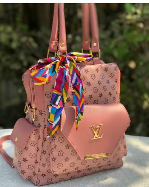 VersaLux: LV Switchable Backpack to Handbag